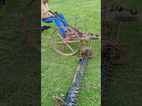 Смазали косилку.#косилка#сено#пассат