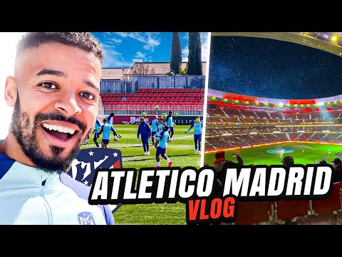 I TRAINED WITH ATLETICO MADRID! *EXCLUSIVE BEHIND THE SCENES*