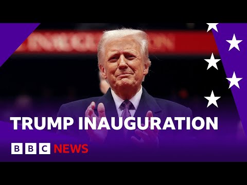 LIVE: President Donald Trump speaks at stadium as he signs executive orders | BBC News