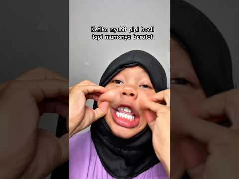 Ketika nyubit pipi bocil tapi mamanya berotot #ardikatamps #comedy