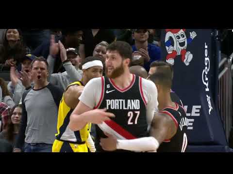 Jusuf Nurkic gets chippy with Aaron Nesmith battling for a jump ball | NBA on ESPN