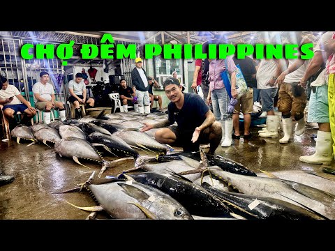 Đi chợ đêm Manila tìm cá biển , gặp toàn "QUÁI VẬT" đại dương!