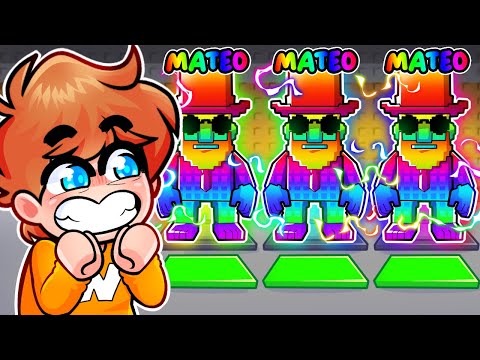 ¡Conseguí 10 MATEOS RAINBOW EN STEAL A BRAINROT! 🌈🤑