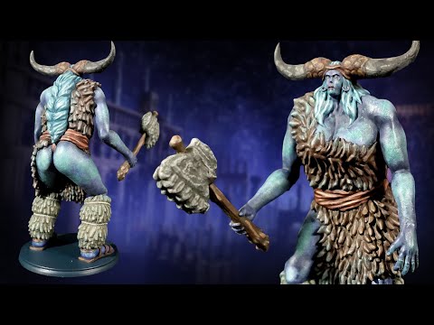 Horrifying Worm Enter Well in the Mine - Resin Diorama