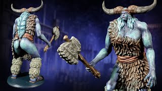 Horrifying Worm Enter Well in the Mine - Resin Diorama