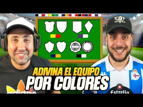 ADIVINA EL EQUIPO de FUTBOL por SUS COLORES con ROBERT PG