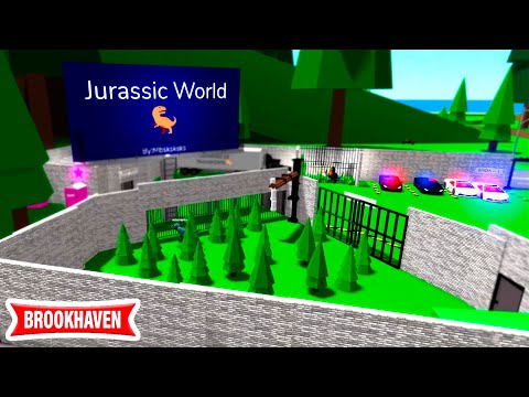 VISITEI O NOVO JURASSIC WORLD DO BROOKHAVEN