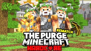 100 Players Simulate a Mythical Purge in Minecraft... REMATCH!