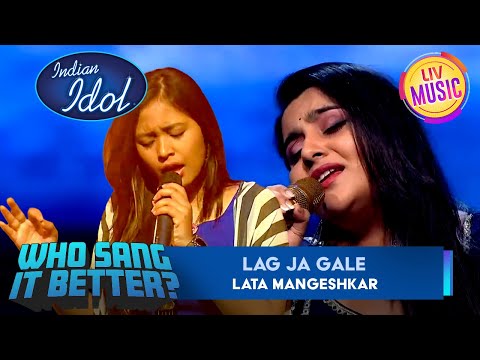 Deboshmita की Melodious आवाज़ में Lata जी का "Lag Ja Gale" | Indian Idol | Who Sang It Better