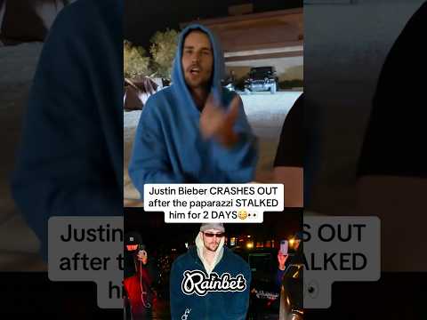 Justin Bieber Crashed Out on The Paparazzi at The Beach #shorts #justinbieber #paparazzi