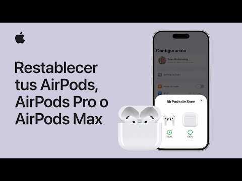 Cómo restablecer tus AirPods, AirPods Pro o AirPods Max | Soporte técnico de Apple