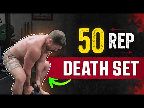 50 Rep Total Body Kettlebell "Death Set" [Boost Stamina While Burning Fat!] | Coach MANdler