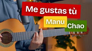 Jouez du REGGAE avec Manu Chao ! - tuto guitare : Me Gustas tù