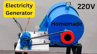 How To Make 15 KW Electricity Generator With 20 HP BLDC Motor At Home