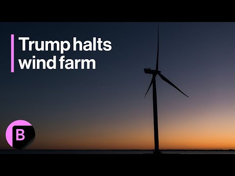 YouTube video thumbnail: Trump Halts Wind Farm, Orsted Shares Plunge