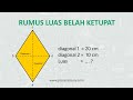 Kuis Belajar Luas Belah Ketupat