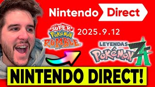 REACCIÓN en DIRECTO al NINTENDO DIRECT con POKÉMON LEYENDAS ZA y NUEVO JUEGO DE POKÉMON! - pachi66
