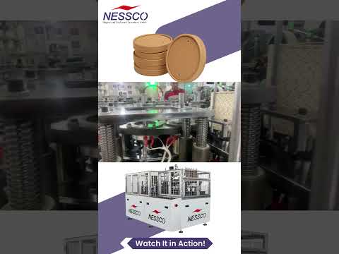 Nessco's Paper Lid Machine – Producing 70 perfect lids per minute for every Paper cup and bowl.