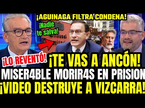 BOMB4! DR. AGUINAGA CONFIRMA PRISIÓN CONTRA VIZCARRA QUE LLORA AL TC LE ANULE SU INHABILITACIÓN