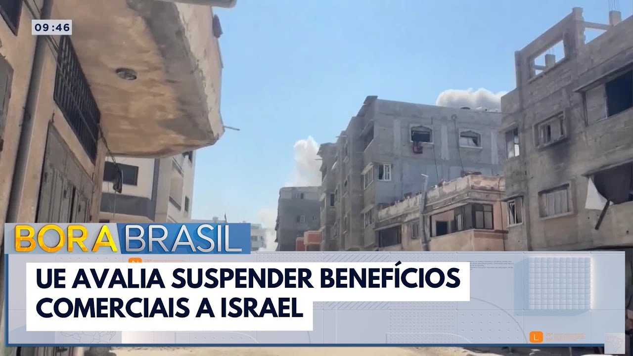 UE avalia suspender benefícios comerciais a Israel