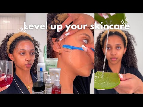 Effective Skincare tips that TRANSFORMED my skin | shaving face & glass skin routine |