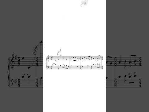 メヌエットっとっと / Menuetttttttt #piano #sheetmusic