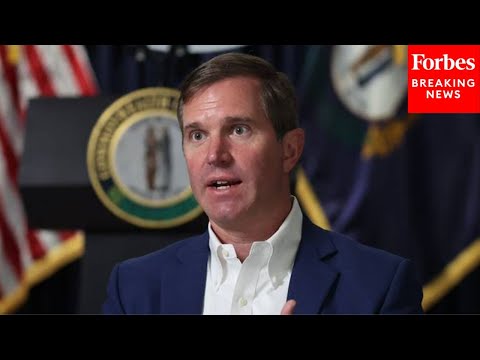 YouTube video thumbnail: Kentucky Gov. Andy Beshear Holds Press Conference To Address New Economic Developments Across State