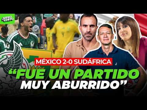 "MÉXICO NO ASPIRARÁ MÁS ALLÁ DE 8VOS DE FINAL": ANÁLISIS del MÉXICO 2-0 SUDÁFRICA | Juego en Corto