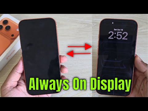 iPhone 17/17 Pro/Max: Enable/disable always on display on iPhone