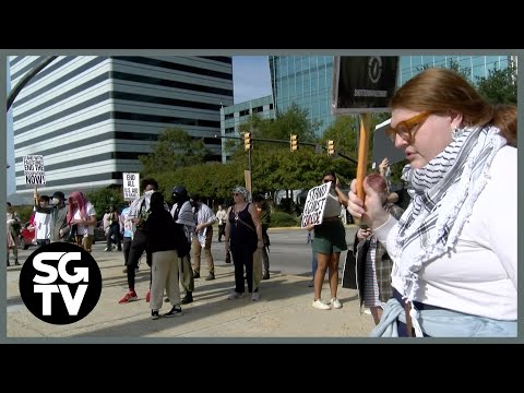 Palestine Rally at the State House held on National Day of Action