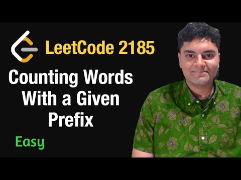 Counting Words With a Given Prefix - Leetcode 2185 - Python