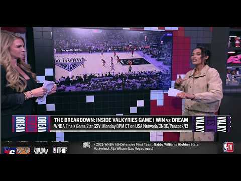 Skylar Diggins <strong>breaks</strong> down WNBA Finals <strong>Game</strong> 1 | Golden State Valkyries vs Atlanta Dream NBA