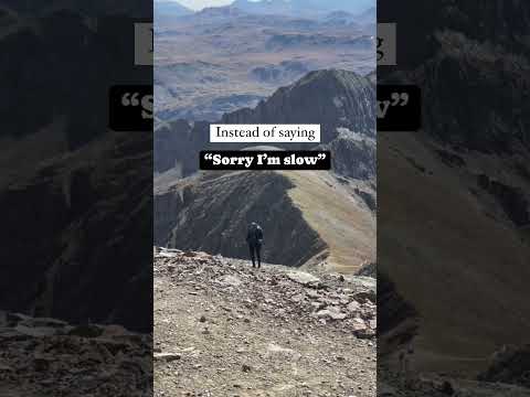 I’ve never been a fast hiker. #hiking