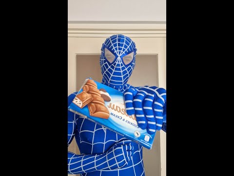 Spider-Man won't share his chocolate #shorts