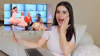 REACTING TO MY FIRST ELLEN SHOW APPEARANCE 🫢 | SOPHIA GRACE