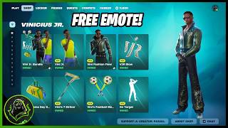 FORTNITE PŘIDAL VINICIUS JR. SKINY DO SHOPU!