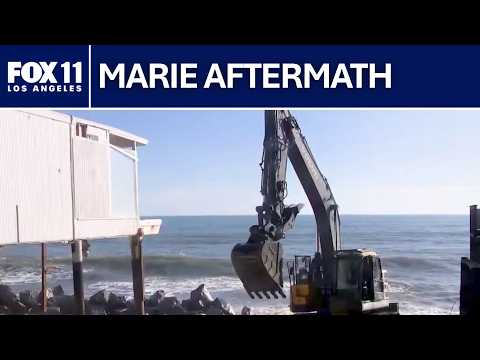 Repairs underway in Dana Point after waves damaged homes