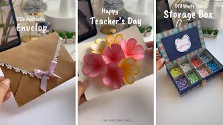 DIY 9 Easy Paper Craft when you’re bored | Teacher’s Day Card | school supplies | Mukta Art & Craft 