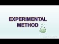 Understanding Experimental Methods in Psychology