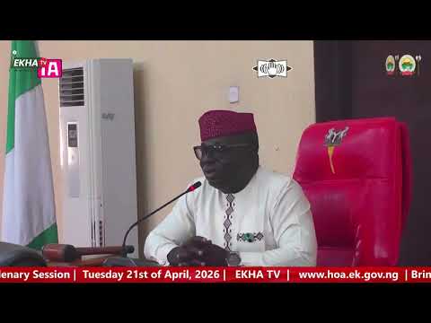 Live Plenary Session - Tuesday 21st of April 2026