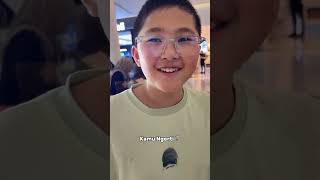 PAPA TANTANG HANQI BERANI NGOMONG BAHASA INDONESIA KE ORANG ASING! 😱