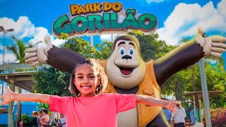 FOMOS NO PARQUE DO GORILÃO PELA PRIMEIRA VEZ 😝😍