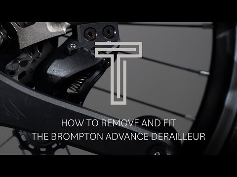 How to remove and fit the 4 speed derailleur for T Line