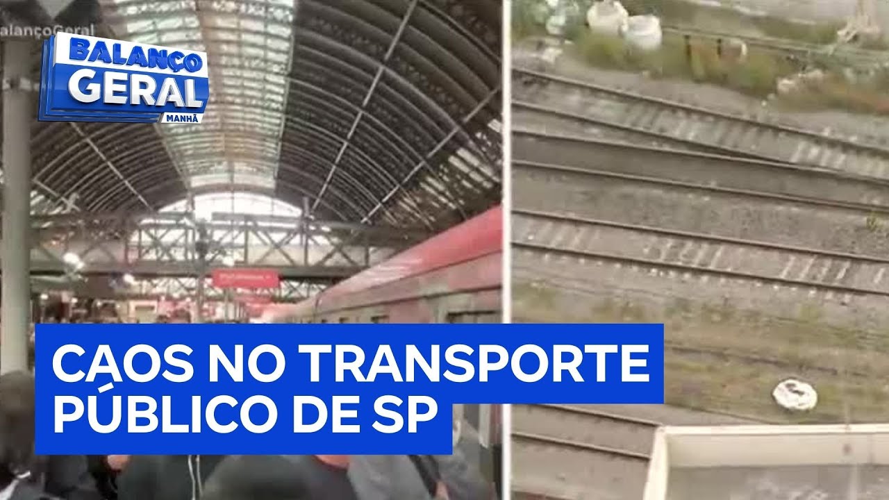 Trem descarrila na estação da Luz e gera transtornos na Linha 7 Rubi