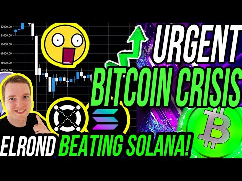 ELROND IS OUTPERFORMING SOLANA!! BITCOIN IS ABOUT TO CRACK!! CRYPTO IS GOING MAD!!