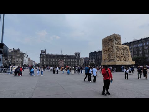 MIRA LO QUE HAY EN EL ZOCALO!!!! IMPRESUONANTE A 700 AÑOS DE LA FUNDACIÓN DE TENOXTITLAN