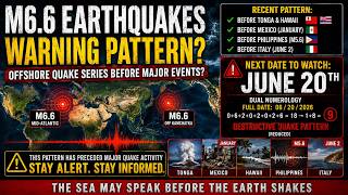 🚨 TWO M6.6 EARTHQUAKES IN HOURS... A MAJOR QUAKE NEXT?