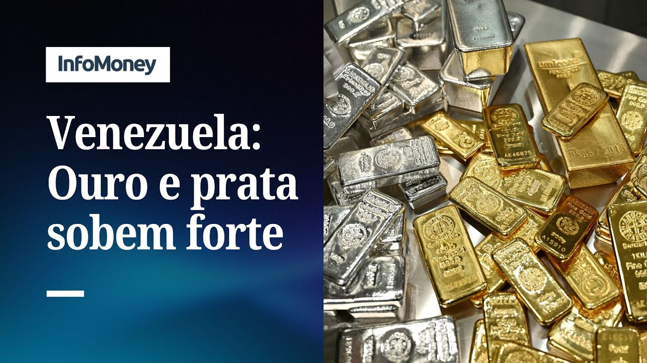 Ouro e prata sobem forte com tensões na Venezuela | InfoMoney News