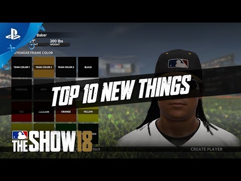 MLB The Show 18 - Gamestop Monday: Top 10 New Things | PS4
