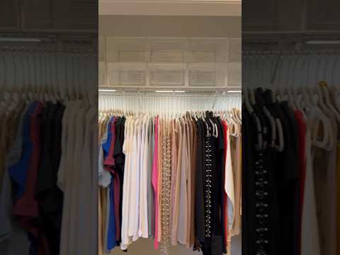 Closet organization pt two! 👚✨ On my Amazon under “Closet Organization” link in bio #organization